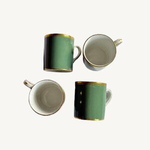 Vintage Chinastyle Simpsons (Potters) Ltd. Tiny Tea Cups or Espresso Mugs